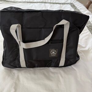 Black and Gray Tote Bag